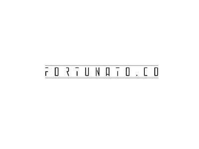 Logo f o r t u n a t o . c o branding design logo logo design logodesign logotype