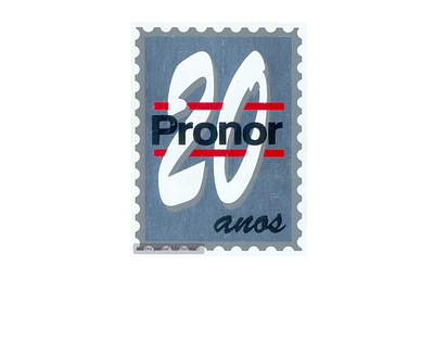 Logotipo Pronor 20 Anos branding design illustration logo logo design logodesign logotype