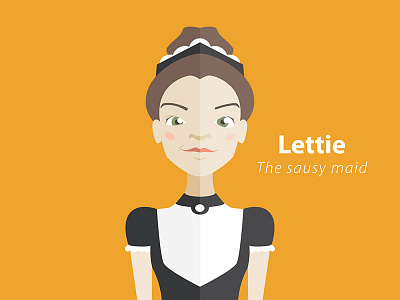 Lettie character girl lettie maid play somethings afoot