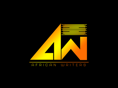 African Writers logo african art illustrator logo logodesign minimalist logo simple writers