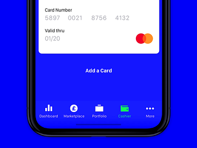 Relendex App / Cashier app cards finance finch iphone mobile ui ux x
