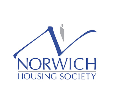 Norwich Housing Society Logo branding graphic design logo vector