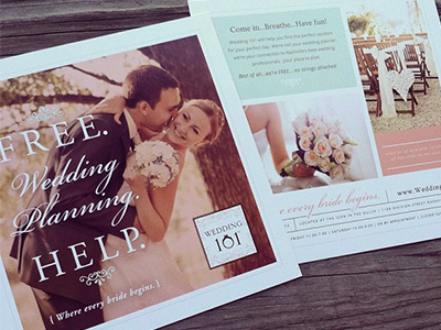 Wedding 101 Bride Card chic clean design modern print rebrand typography wedding