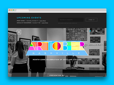 Artober Concept art colorful design nashville passion project ui ux