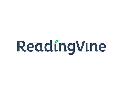 ReadingVine Logo branding children local logo nashville reading typography