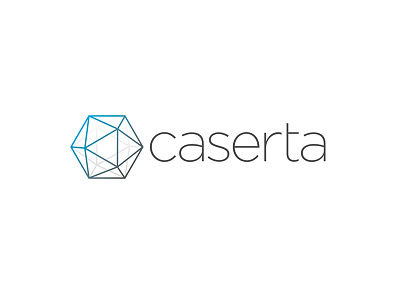 Caserta Logo abstract big data branding geometric logo minimal modern rebrand