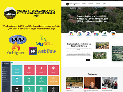 Village Project admin panel codeigniter design gallery green members mobile friendly php portal portal design responsive design responsive website village webdesign website website design