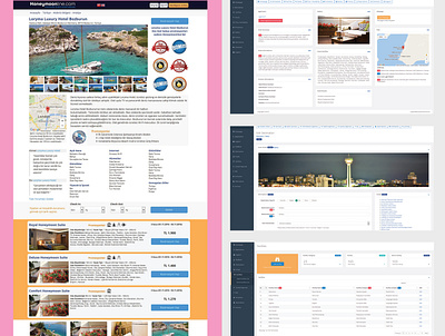 Honeymoon Hotel Booking Project admin panel airbnb booking branding concept design honeymoon hotel hotel booking love php responsive design responsive website room social media web webdesign webflow website website design