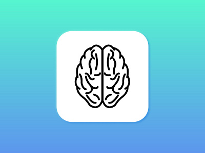 005 App Icon 005 app brain dailyui icon