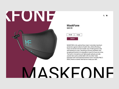 012 E-Commerce Shop 012 dailyui ecommerce mask shop