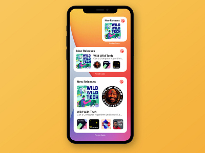 Pocket Casts Widgets dribbbleweeklywarmup ios14 podcast widget