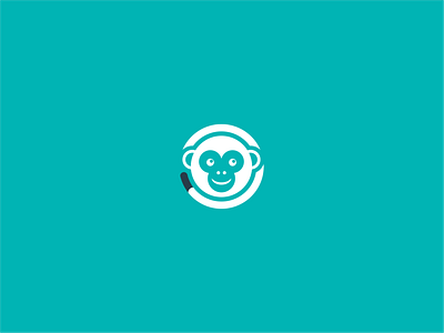 monkey logo app design icon logo vector