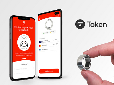 Token Mobile App android design hardware ios product design prototype publico ring sanomat sans