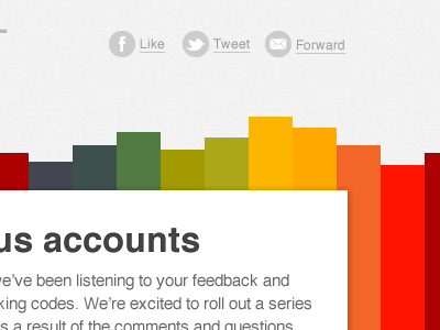 Color Bars color din email facebook helvetica html email litmus rainbow twitter