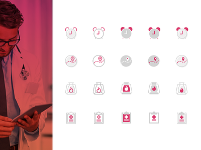 Icons for Health Care App