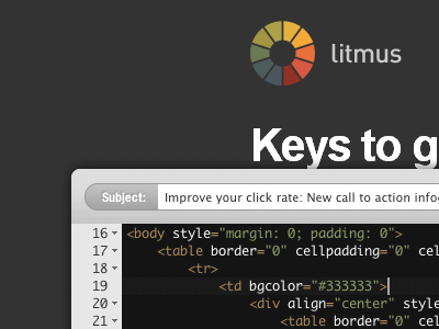 Keys to g code email html litmus