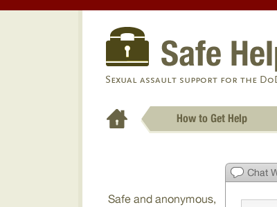 Safe Help home icon logo navigation