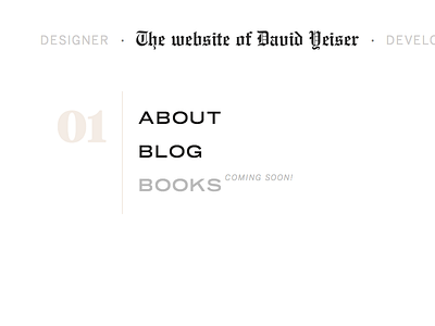 Revisions to the header benton sans benton sans wide black letter header navigation tempos display type typography