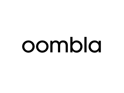 New logo for Oombla black font fonts identity logo logo design logotype type typography white