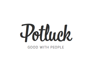 Potluck bistro script web bree web typekit