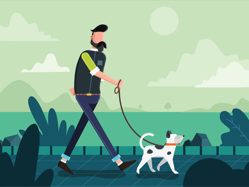 Dog's life #1 by MINOM on Dribbble