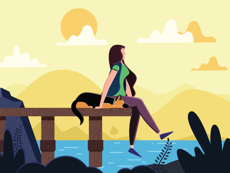 Dog's life #3 by MINOM on Dribbble