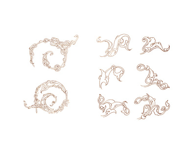Arabesque Form arabesque curvilinear etude farsi form illustrator inspiration iran logo logotype persian sketch symbol
