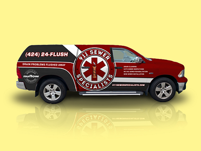 Vehicle Wrap - Cleaning Company