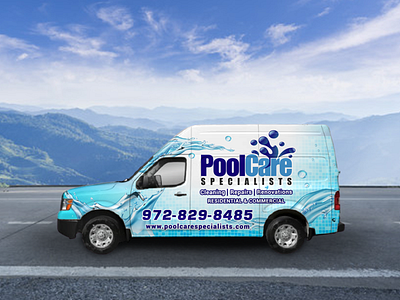 Pool Van wrap