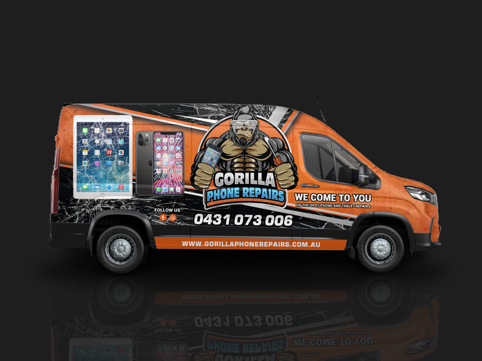 Mobile Repair Van Wrap by Jabir Hasan on Dribbble