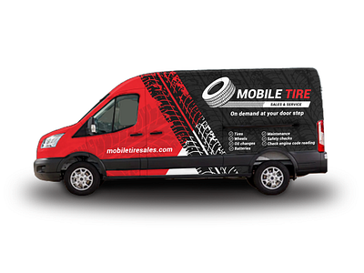 Tire Van Wrap