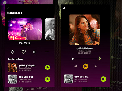 Music App UI Design