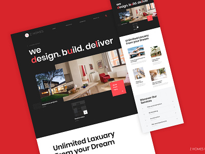 Landing Cover for ZHOMES ui