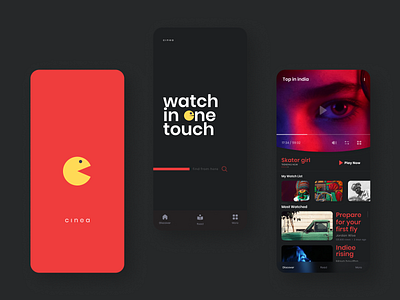 Watch in one Touch - 'CINEA' ui