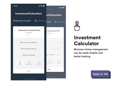 Investment Calculator - simplified money management. Day 004 (2)