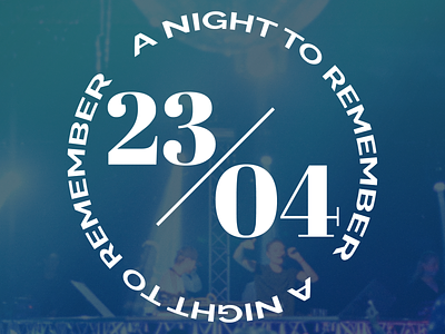 Iconic 2021 - Night to Remember 1 circle date design emblem iconic party party event poster poster design text typography