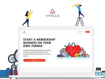 APOLLO website design