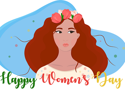 Women's Day celebration graphic illustration illustrator lady webdesign woman women empowerment womens day