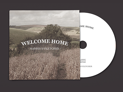 Welcome Home - Album Artwork album artwork cd cool effect fun grunge home jaye mockup photo retro vintage welcome