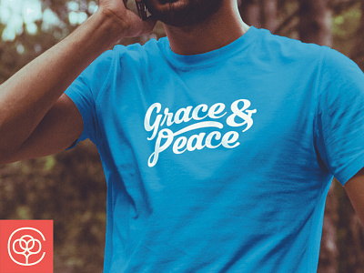 Grace & Peace black blue cotton bureau grace graphic design grey lettering peace sweet