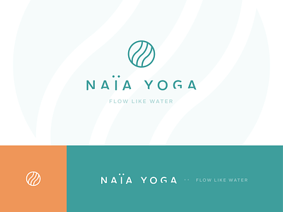 NAÏA YOGA classic clean design logo meditation minimal modern yoga yoga class yoga logo youtube