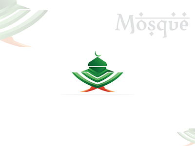 Mosque Muslim Center islamic islamic art islamic calligraphy islamic design logo logo desain logo design concept masjid mosque muslim center