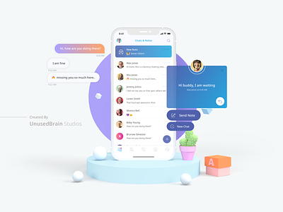Ringy - Chat Application UI android app application design application ui graphic design ios app iphone application mobile app ui ui design user interface