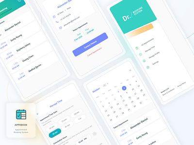Appointment Booking App UI Design