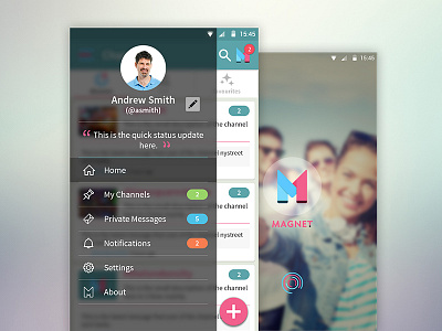 Magnet App android app application ios app social network