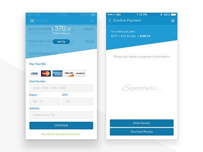 Gotab Payment Screen application ui payment payment user interface