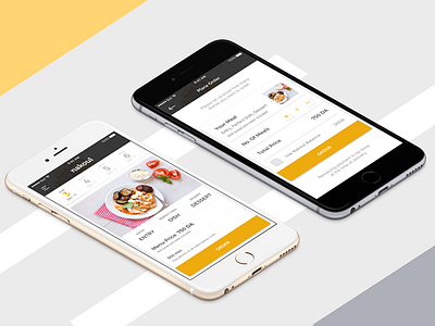 Nakoul - Daily Meal Delivery creative design food delivery app graphic design iphone application mobile application ui design