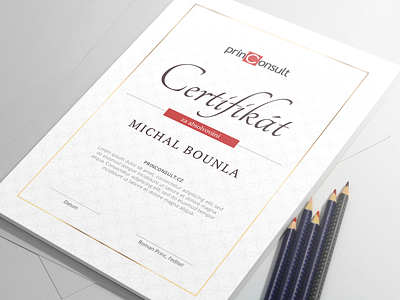 Certificate of completion certificate layout lettering mockup paper print texture