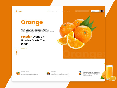 Orangex Landing page