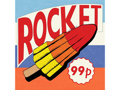 Rocket illustration (Inktober)